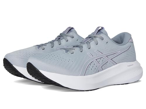 Asics Gel-Excite 11 - Tenis de Correr para Mujer, Gris Piamonte/Violeta Oscuro, 25.0 cm