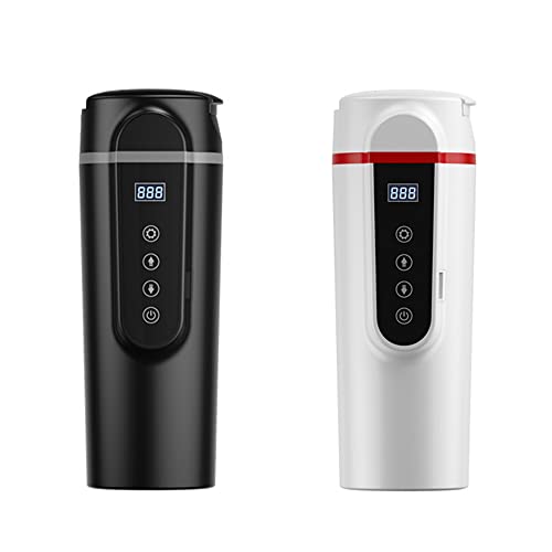 Taza térmica eléctrica para auto 420 ml negra miniatura 2