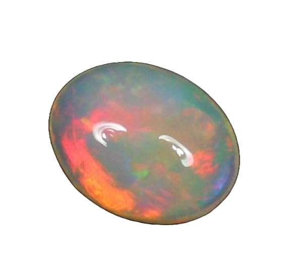 Opale éthiopienne Welo cabochon | La magie d'une opale naturelle aux feux mystiques