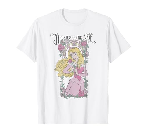 Disney Sleeping Beauty Aurora Dreams Come True Panel T-Shirt