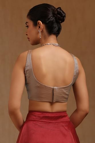 Image of Soch Women's Glass Tissue Sleeveless Blouse