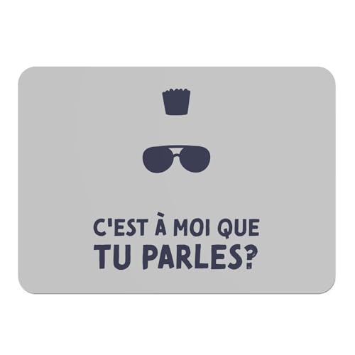 Napperons gris Taxi Driver lot de 4 sets de table souples grand format liège - 2