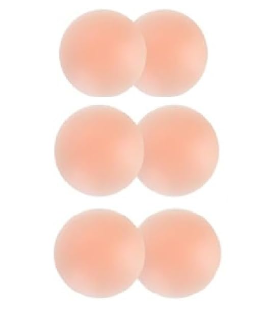 Akya Traders 3 Pack of Pair Nipple Covers Reusable Comfortable Invisible Adhesive Silicone Pasties for Women-image-22