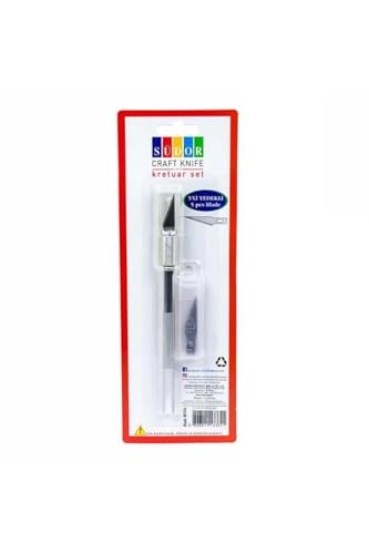 BS56 Metal Kretuar Seti, 5'li Yedekli Craft Knife