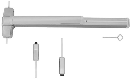 Von Duprin 99 Series Surface Vertical Rod Exit Device with components