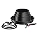 Produktbild Tefal L3959053 Ingenio Unlimited On Töpfe- und Pfannen-Set, stapelbar, abnehmbarer Griff, platzsparend, antihaftbeschichtet, Induktion, 8-teilig, schwarz
