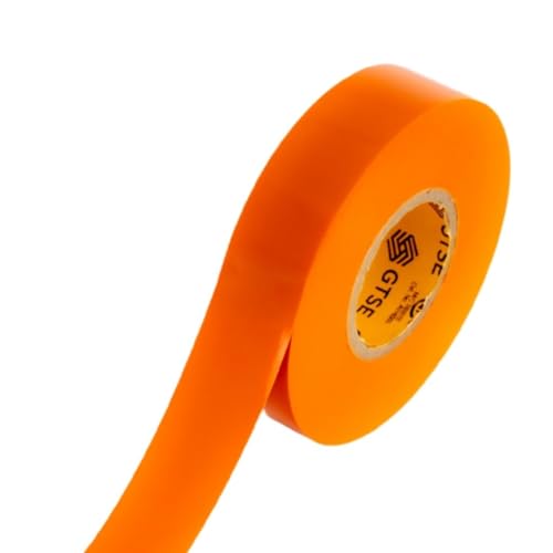 Image of GTSE Electrical Tape - Waterproof, Industrial Grade Vinyl, 3 /4 in x 66ft- Strong Self-Adhesive PVC Electric Tape for Wire Insulation, 7 Mil, 600V - UL /CSA Listed - Orange, 3 Rolls