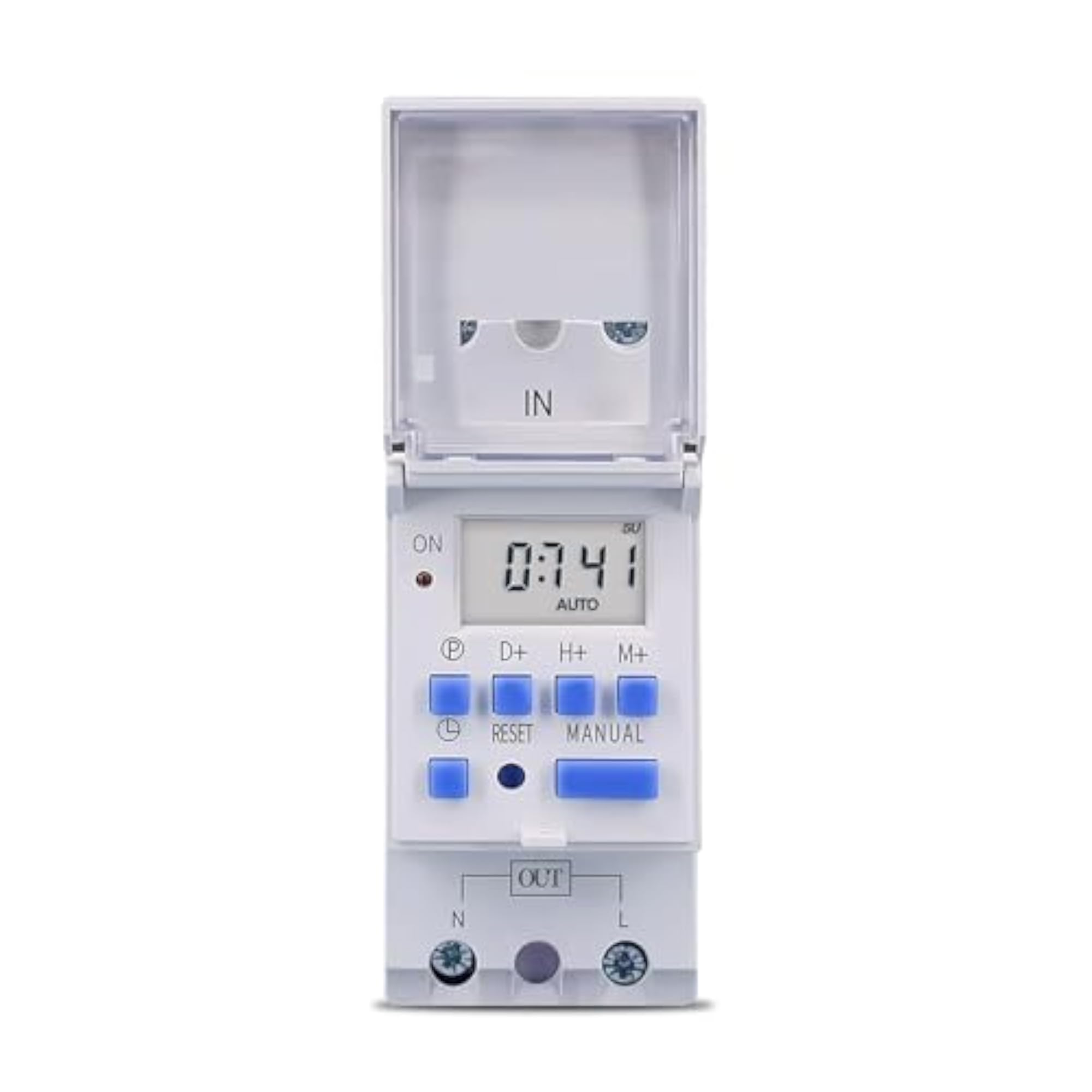 4-in-1 Digital Timer Switch Relay 30A 220VAC