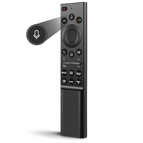 Opiniones y reviews de pantallas samsung smart tv los mejores 10. 47 ANKIMI Control Remoto de Voz, Mando a Distancia Universal de Repuesto para Samsung Smart-TV LED QLED 4K 8K UHD HDR TV, con Netflix, Prime Video, Samsung TV Plus, Rakuten, www...