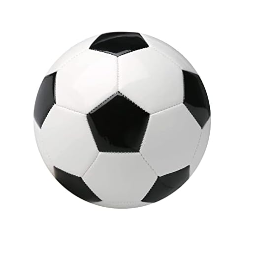 SPDTECH Soccer Ball Size 2 Classic White Black Thicker PU Tight Weaved Suitable for Kids Toddler Boy Trainning Practice or Gift for 1-4 Years