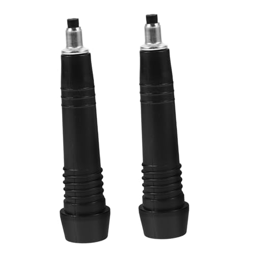 Beavorty 2個登山杖先端 スチール製 交換用 高耐久性 トレッキングポール用 快適なフィット感 アウトドアハイキングに