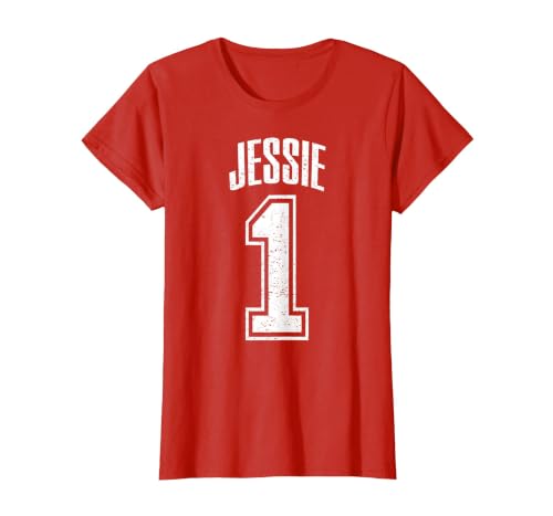 Jessie 1 Fan Sports Graphic Men Women T-Shirt, Women, Red, Small