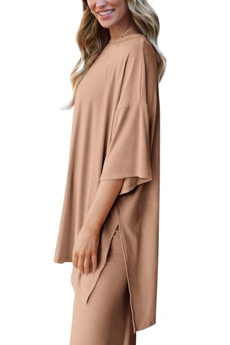 PRETTYGARDEN Two Piece Sets For Women Summer Fashion Lounge Matching Set 2025 Travel Vacation Airport Outfits Clothing