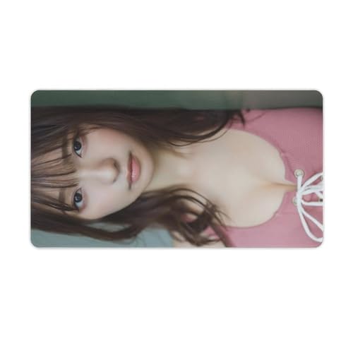 for 一ノ瀬瑠菜14 マウスパッド 超大型 マウスパッド ミングマウスパッド デスクマット 人気 人気写真 おしゃれ かわいい キーボードマット 防水 滑り止 耐久性が良い プレイマット 快適操作性 パソコン 周辺機器 贈り物 40X75cm(998 )