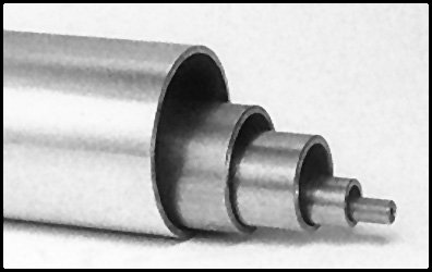 Aluminum 6061-T6 Seamless Round Tubing ASTM B210, 3" OD x .250" Wall 24" Length