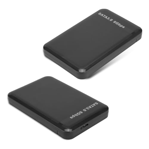 Caja externa USB 3.0 para disco duro 2.5 pulgadas negra miniatura 6
