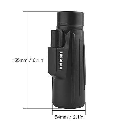 DECDEAL Telescópio monocular 10x52 Birding exterior que viaja Sightseeing telescópio Single-tube da