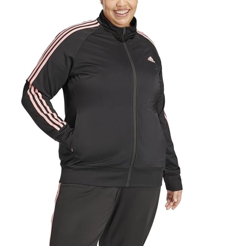 Image of adidas Women's Essentials Warm-Up Slim 3-Stripes Track Jacket