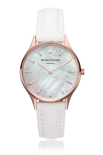 Montre femme Petite Bondi 34mm Rosegold et Silver cadran Sheashell