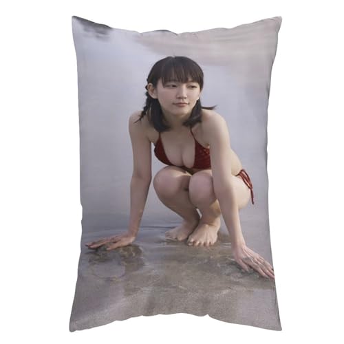 吉岡里帆263 抱き枕カバー クッションカバー インテリア グズ い背当て飾り 座布団 置物 抱きまくら 12 "x20 "