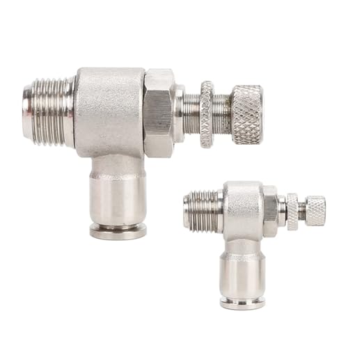 Raccord pneumatique inox 304 PC droit 8mm étanchéité totale 1/4 pouce