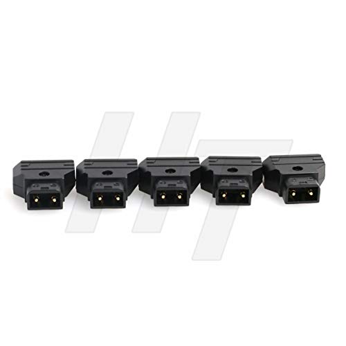 5 pcs conector macho D-tap P-tap para cámara y monitor miniatura 2