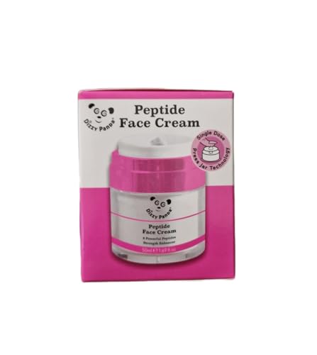 Dizzy Panda Peptide Face Cream 50ml - Advanced Anti-Aging Formula with Single-Dose Press Jar Technology