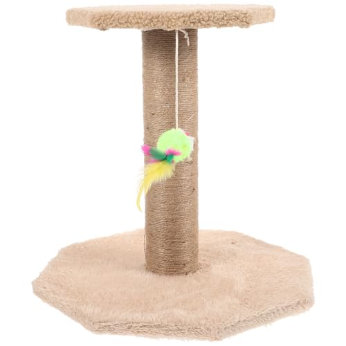Rascador vertical para gato de sisal Toyvian 12.6x12.2x12.2 pulg miniatura 1
