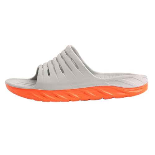 Men's Sports Sandals with Thick Cushion, Anti-Slip, Lightweight Comfortable Slides, Wide Size Available