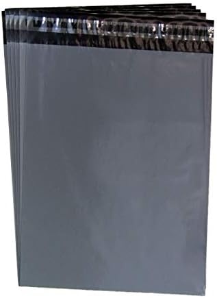 Small Grey Postal Bags 9 x 12 in Mailing Bag 228 x 305 mm Poly Mailer (Pack of 100)