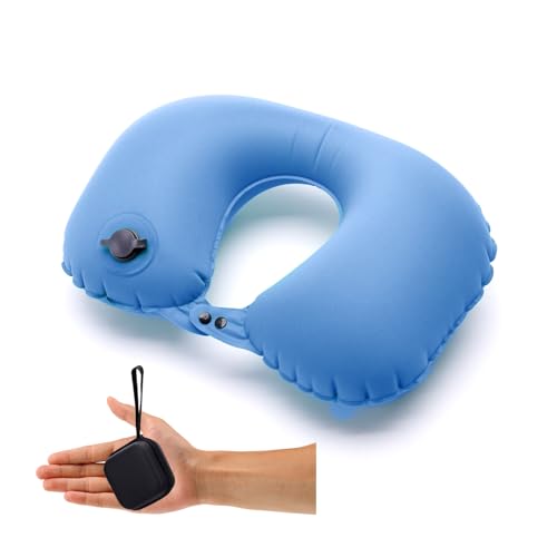taiyongkang Nackenkissen Flugzeug Aufblasbar Reise, Portable Reisekissen Nackenkissen Aufblasbares, NackenhöRnchen Erwachsene Kinder Flugzeug Kissen Einstellbar, Travel Pillow U-Shaped (Blau) taiyongkang Nackenkissen Flugzeug Aufblasbar Reise, Portable Reisekissen Nackenkissen Aufblasbares, NackenhöRnchen Erwachsene Kinder Flugzeug Kissen Einstellbar, Travel Pillow U-Shaped (Blau)