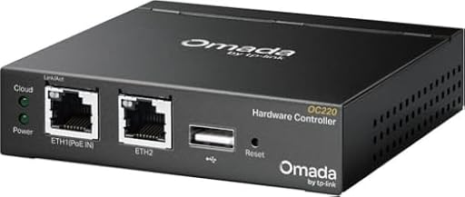 Omada OC220 - Controlador de Hardware, Controlador de Red empresarial con gestión híbrida en la Nube, para hasta 100 Puntos de Acceso, 10 Gateways y 20 switches | Ya disponible en tu tienda friki favorita! En mundofriki.es!