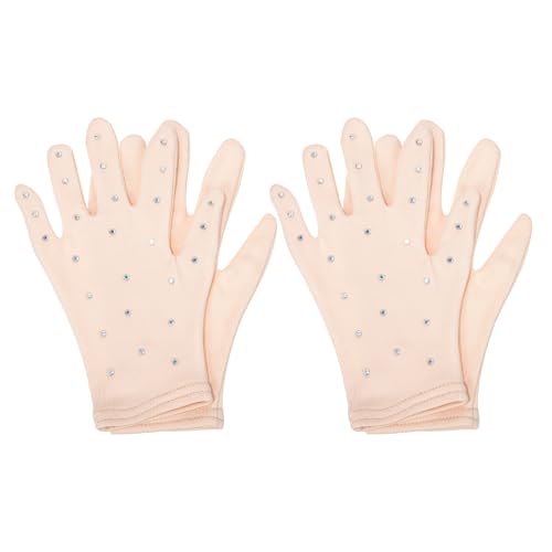 Guantes de patinaje artístico elásticos contra las manos frías en tus presentaciones de hielo