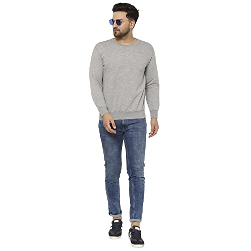 Image of Mack Jonney Fleece Round Neck Sweatshirt for Men (Pack of 2)-SW RN MLG OLV 02-P