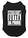 Straight Outta Da Pound - Rescue Dog Shirt (Black, 3X-Large)
