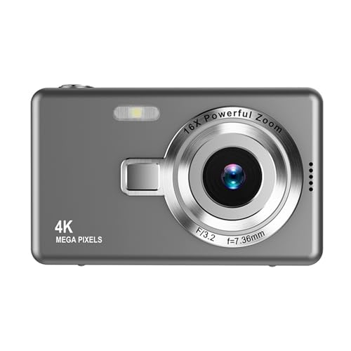 Cámara digital compacta Lovskoo 48MP con zoom 4X y pantalla LCD 2.4" miniatura 1
