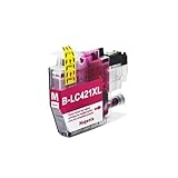 Capacité LC421XL LC421 421XL CARTRIDE À L'ENK Conçu Compatible avec DCP-J1050DW MFC-J1010DW DCP-J1140DW