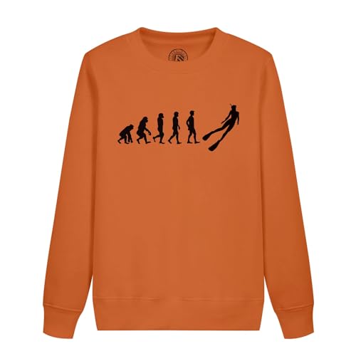 Sweatshirt enfant evolution freediving pour la plongée et le sport