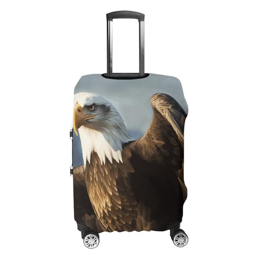 Eagle Luggage Covers Tsa Approved Suitcase Cover Elastic Washable Luggage Sleeve Carry on Cover Protector Anti-Scratch Suitcase Protector Fits 19-30 Inch Case(XL)4