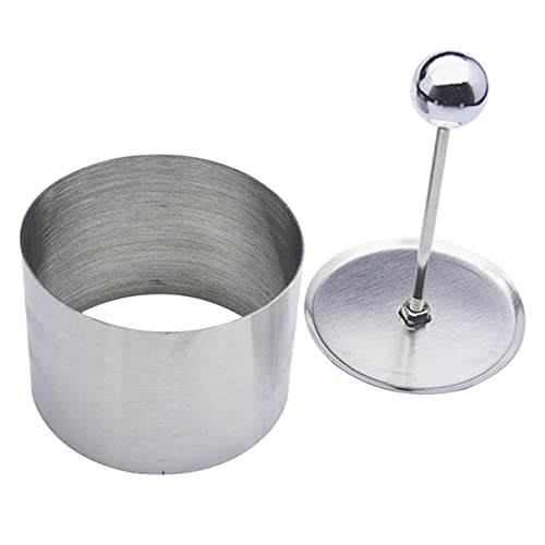 LALADEFIEE Dish Accessory Round for Baking Stainless Steel Mousse Ring Cookie Biscuit Easy Clean