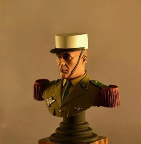 1/12 WWI Military Commander Resin Bust Model Kit Unpainted and Unassembled Resin Model Parts // Kx2s-7