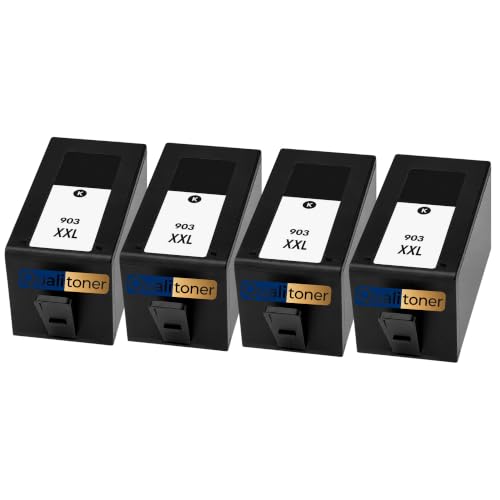Encre 903XL HP OfficeJet Pro 6960 6970 pack de 4 cartouches génériques haute capacité noir couleur