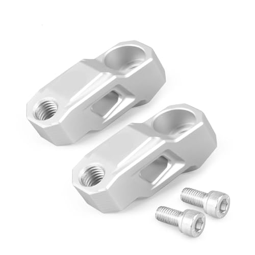 Support de rétroviseur anti-vibration argent pour R 1250 GS / R 1200 GS Adventure