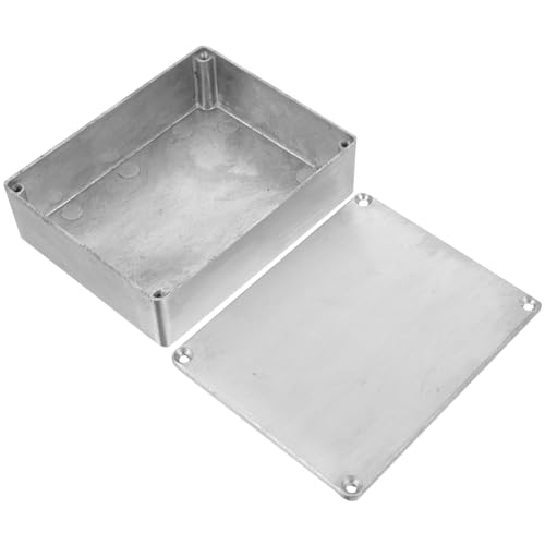Mikinona Enclosure Box for Guitar Aluminum Enclosure for Diy Guitar Pedal Kit Musical Instrument Parts