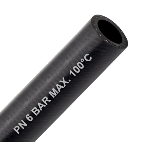 Tuyau de refroidissement 20 mm, longueur : 2 m - Tuyau en caoutchouc pour liquide de refroidissement, eau chaude et eau froide – Tuyau de refroidissement...