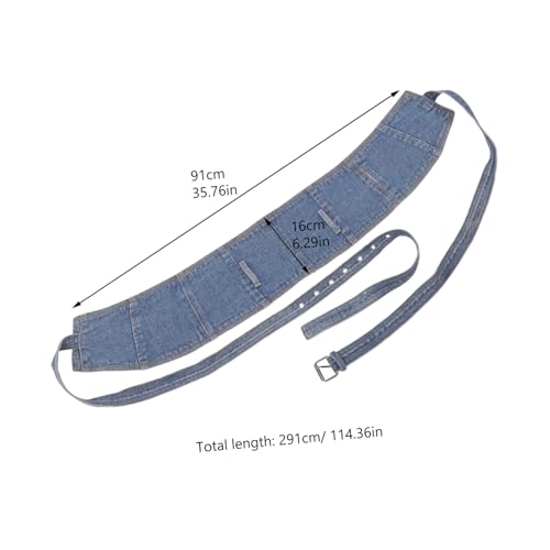 Denim Wide Waist Belt for Women Comfortable Corset Cinch Belt Versatile Waistband for Dresses Sweaters and More Parties and Daily Wear Stylish Decorative Accessory2