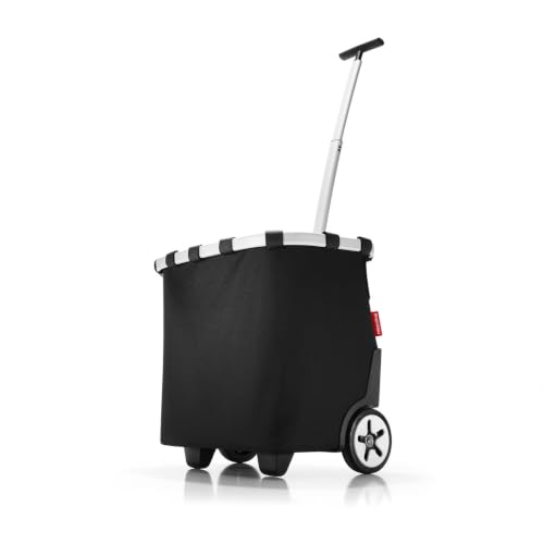 reisenthel carrycruiser in Schwarz – Tragbarer Einkaufstrolley mit stabilem Aluminiumrahmen...