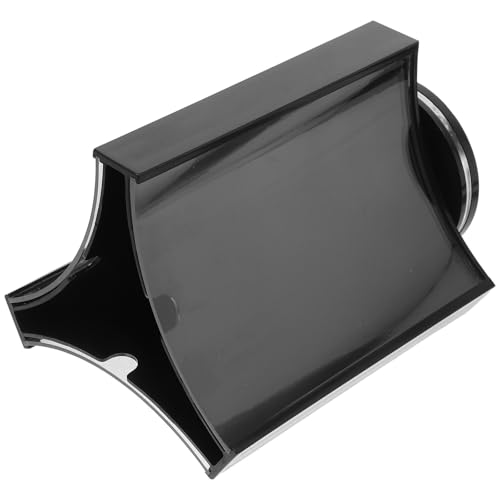 Présentoir rotatif menu visibilité claire support acrylique noir de table