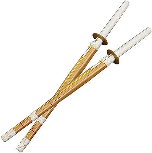 BKAYOLOF Kendo Practice Wooden Sword, Espada de bambú y Espada de Madera, Bokken, Dos Espadas, Entrenamiento para Adultos y Entrenamiento de Combate para niños-2PCS||80CM | Ya disponible en tu tienda friki favorita! En mundofriki.es!