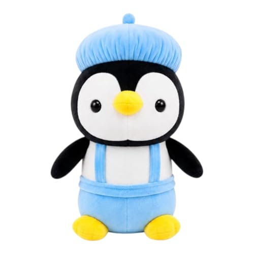 Image of Cute Penguin Plush Soft Toy for Kids Boys Girls 30CM | Soft Stuffed Animal Teddy Doll | Hugable Cartoon Penguin Cushion Toy for Birthday Gift Home Decor